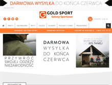 Tablet Screenshot of goldsport.pl